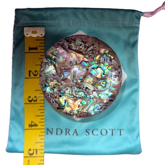 KENDRA SCOTT Rose Gold & Mother of Pearl Dome Jewelry Box, BEAUTIFUL! EUC, Rare! - Picture 7 of 11